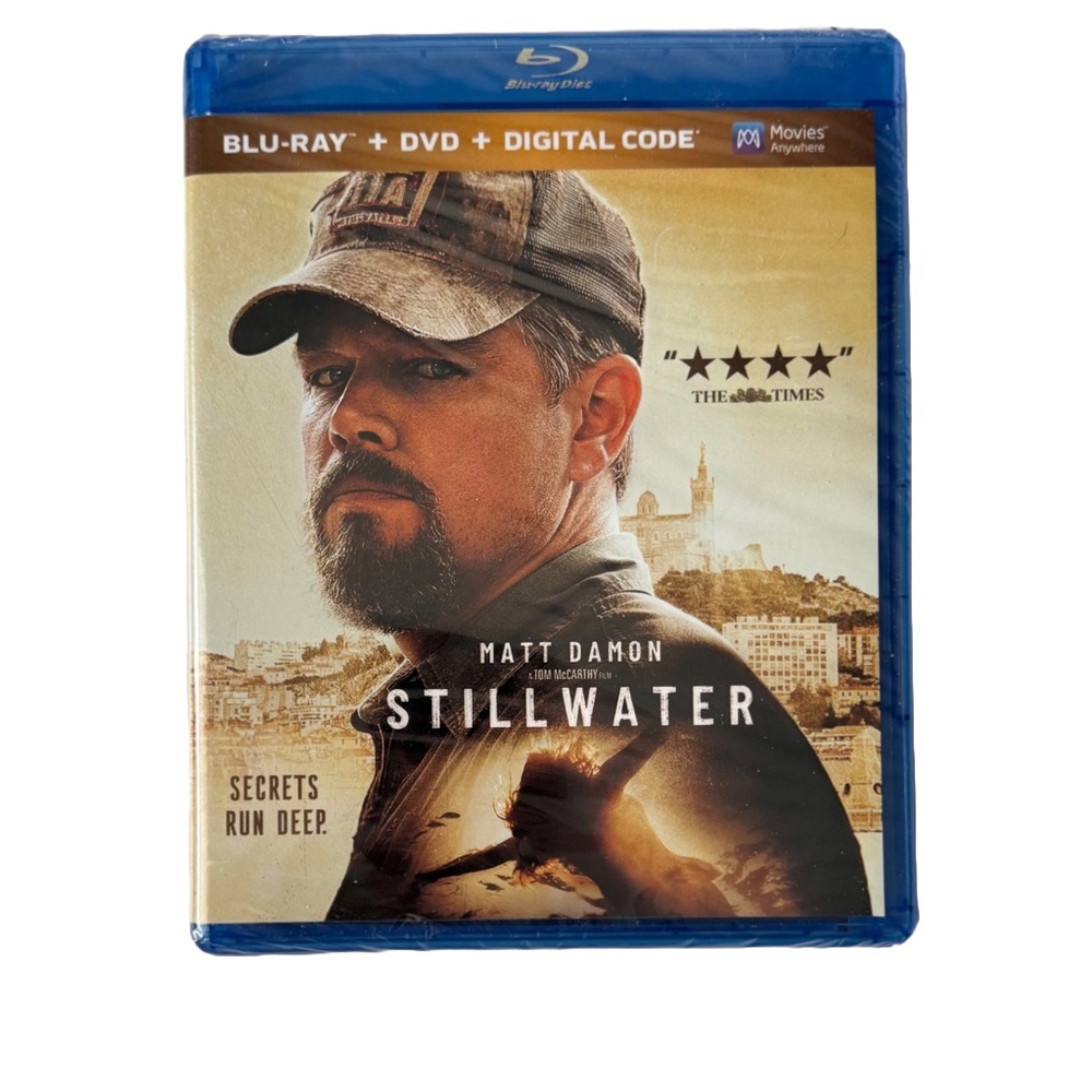 NEW AND SEALED Blu-Ray - DVD - Digital Copy of "Stillwater" starring Matt Damon